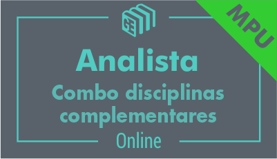 Analista do MPU - Combo Disciplinas Complementares Analista do MPU - Combo Disciplinas Complementares