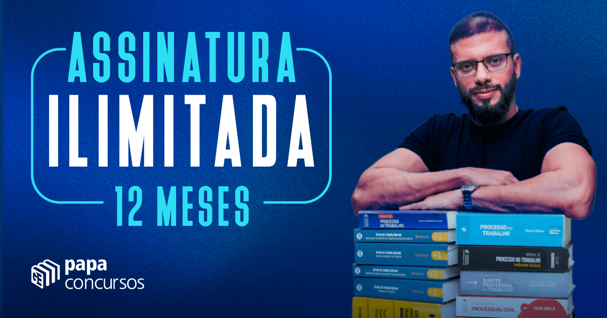 Assinatura Papa Concursos 2021 - 12 meses - Prorrogação Assinatura Papa Concursos 2021 - 12 meses - Prorrogação