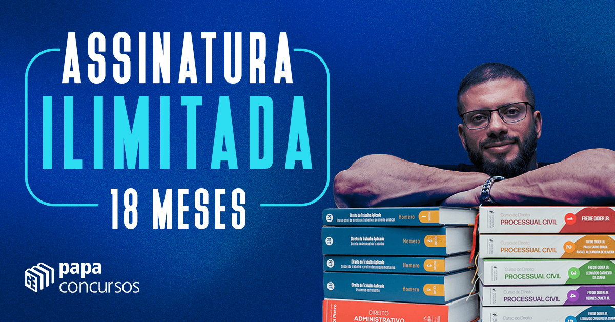 Assinatura Papa Concursos 2021 - 18 meses - Prorrogação Assinatura Papa Concursos 2021 - 18 meses - Prorrogação