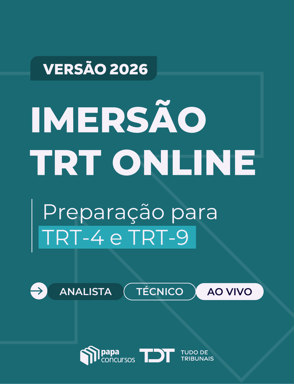 IMERS�O PARA TRT (TRABALHO & PROCESSO DO TRABALHO)