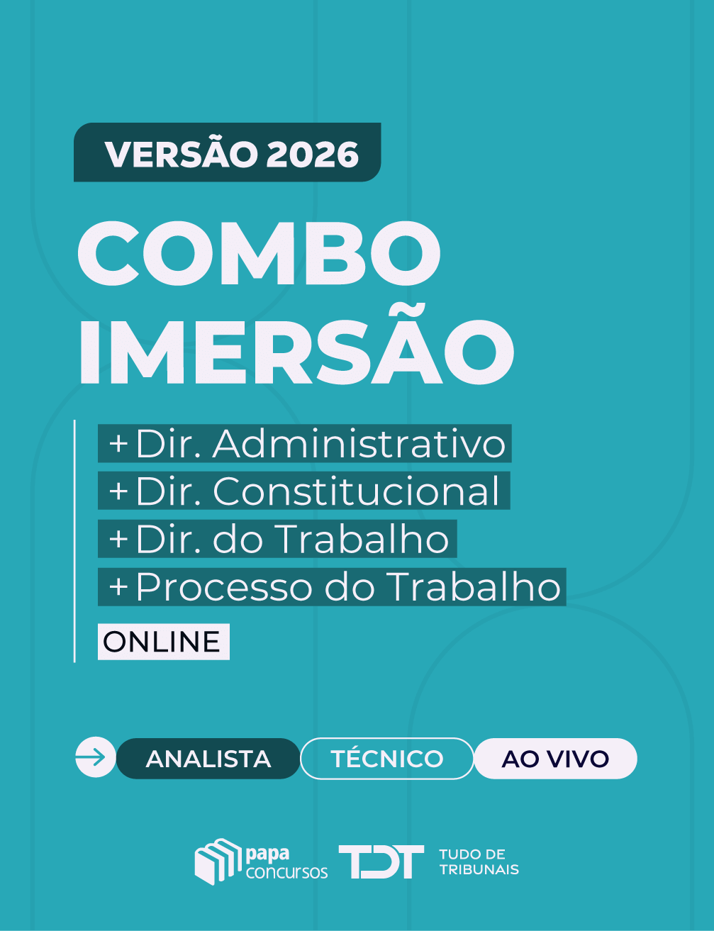 COMBO IMERS�O - Administrativo + Constitucional + Trabalho + Processo do Trabalho