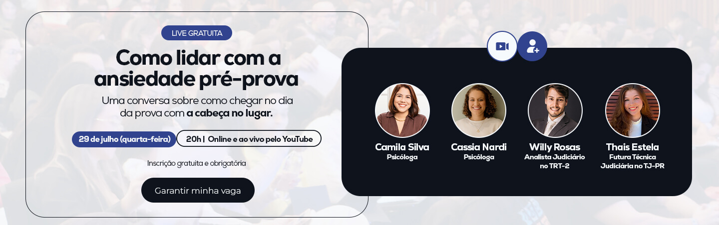Live | Ansiedade pr�-prova